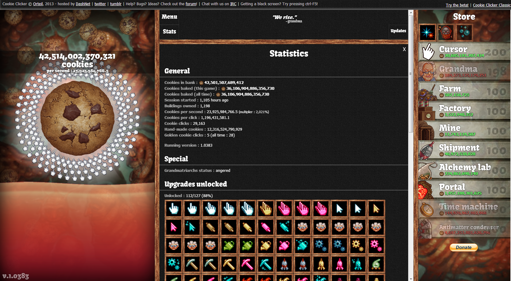 Nota de Cookie Clicker - Nota do Game